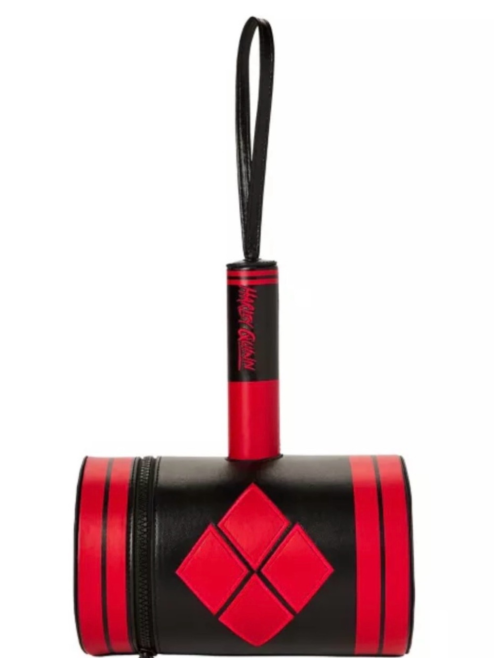 Halloween Red & Black Cylinder Wristlet Bag - Men Bags